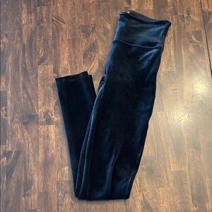 SPANX Black Velour Leggings